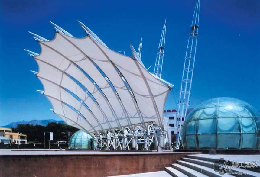 烟台车棚膜结构网架